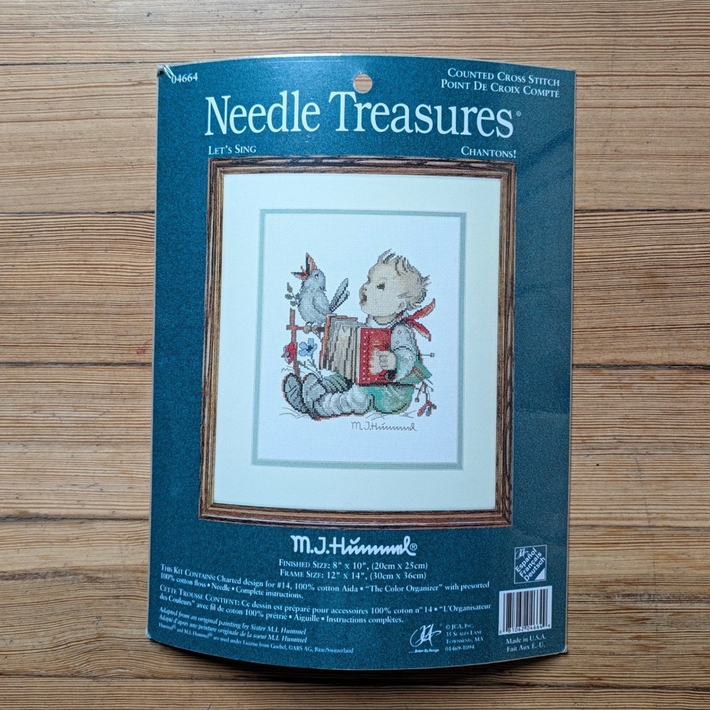 Needle Treasures MJ Hummel Let's Sing Counted Cross Stitch Kit 04664 8x10